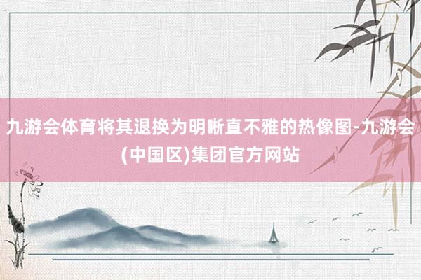 九游会体育将其退换为明晰直不雅的热像图-九游会(中国区)集团官方网站