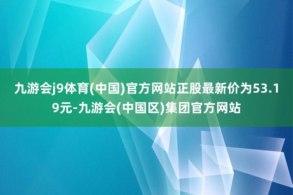 九游会j9体育(中国)官方网站正股最新价为53.19元-九游会(中国区)集团官方网站